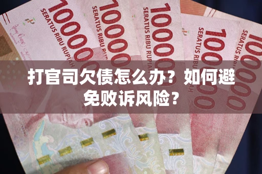 北京打官司欠债怎么办？如何避免败诉风险？
