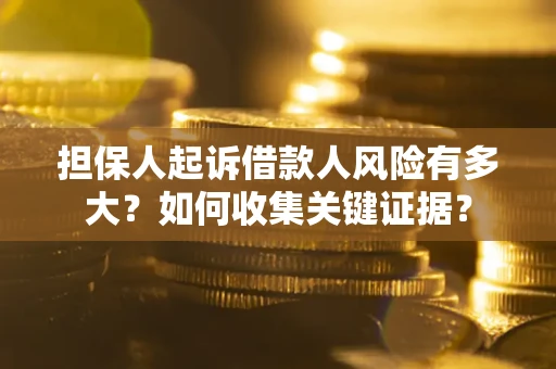北京担保人起诉借款人风险有多大？如何收集关键证据？
