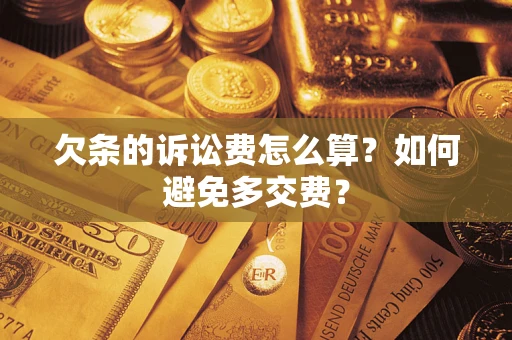 北京欠条的诉讼费怎么算？如何避免多交费？